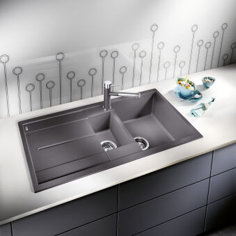 EVIER BLANCO METRA 6S TARTUFO - Vidage Manuel